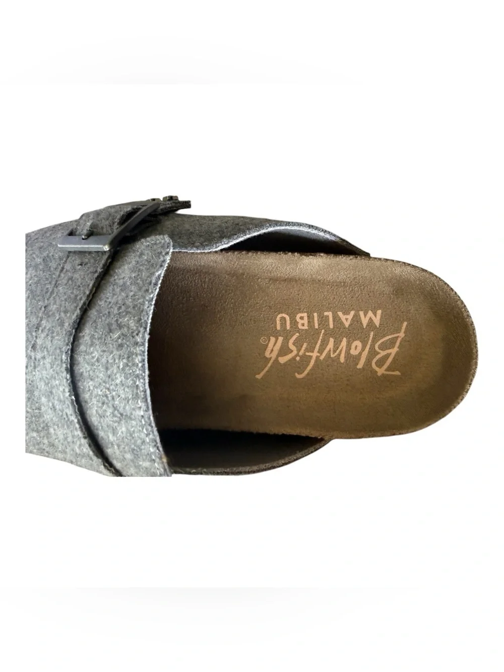 Blowfish Malibu Kids Gray Felt Clogs Size 6